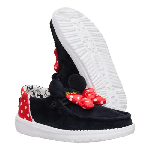 HEYDUDES Disney Minnie Mouse Wendy Youth – Black/Red online