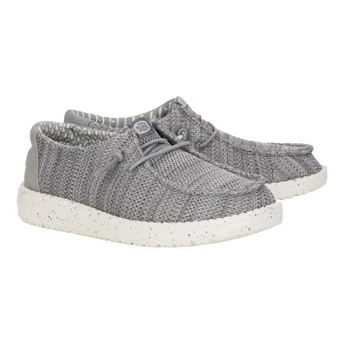 HEYDUDES Wally Youth Stretch Mesh – Grey online