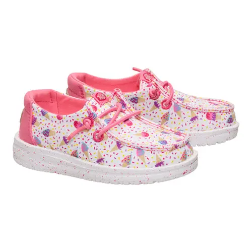 HEYDUDES Wendy Toddler Ice Cream Social – White/Multi online