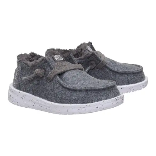 HEYDUDES Wendy Toddler Wool Cozy – Charcoal online