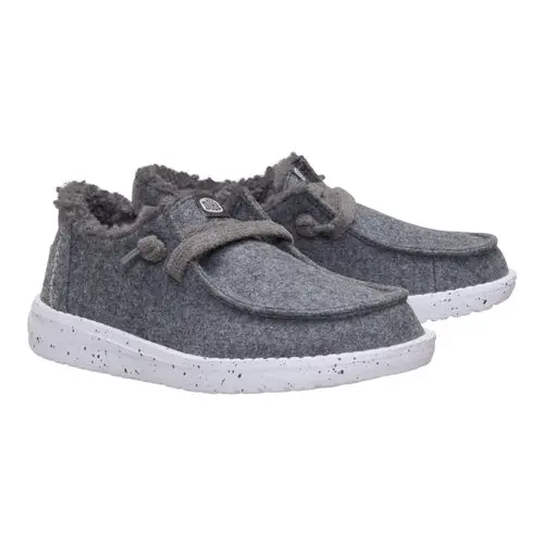 HEYDUDES Wendy Youth Wool Cozy – Charcoal online