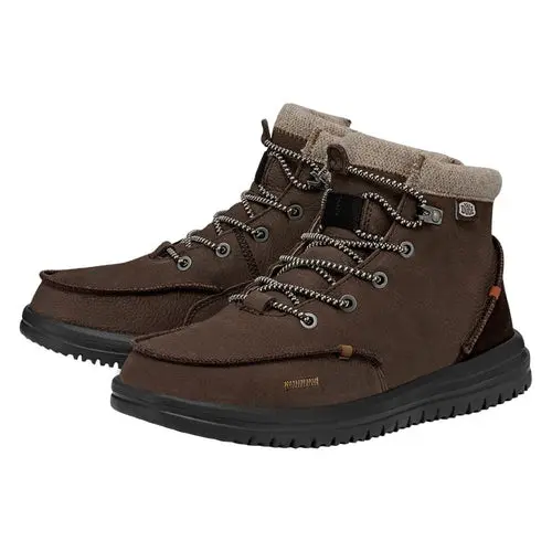 HEYDUDES Bradley Leather Boot – Brown online