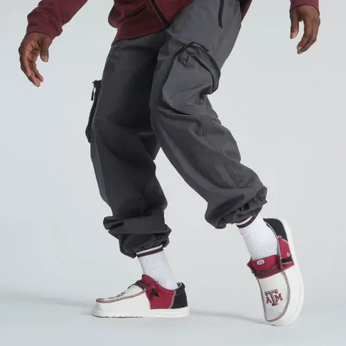 HEYDUDES Men's Wally Tri Texas A&amp;M – Texas AM Burgundy / Multi online