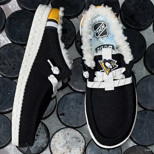 HEYDUDES NHLu00ae Pittsburgh Penguinsu00ae Wally Slip – Black / Yellow online