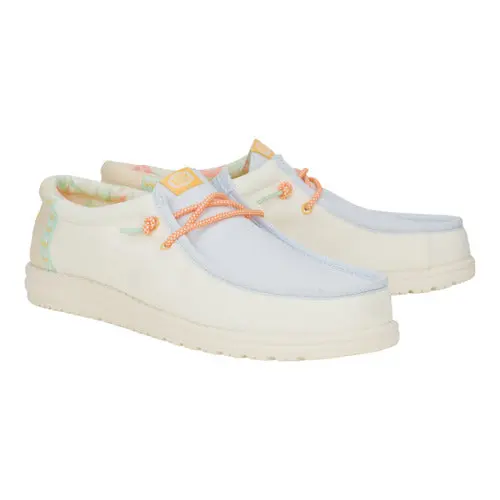 HEYDUDES Wally Boardshort – White / Ancient Blue / Egret online