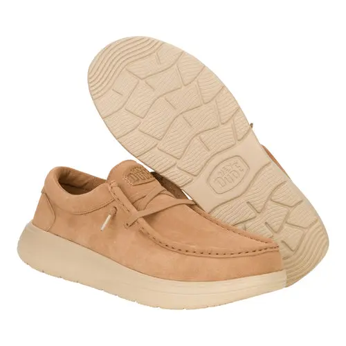 HEYDUDES Wally Comf Suede – Tobacco Brown / Irish Cream online