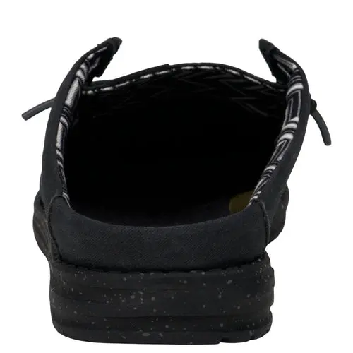 HEYDUDES Wally Slip Stretch Canvas – Black / Black online