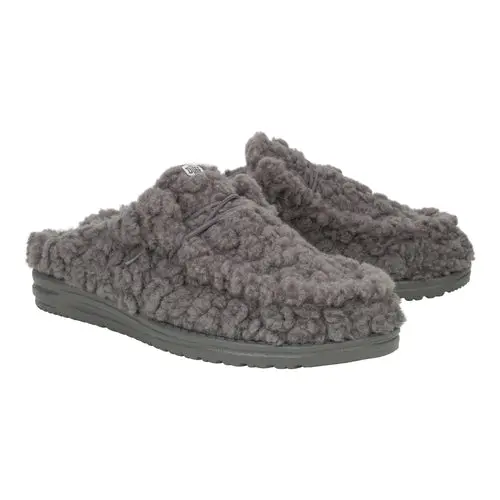 HEYDUDES Wally Slipper – Cozy Granite Grey online