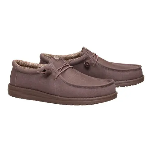 HEYDUDES Wally Stretch Canvas – Deep Taupe online