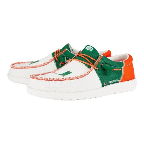 HEYDUDES Wally Tri U of Miami – Miami Deep Green / Orange online