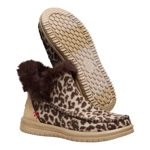 HEYDUDES Camden Brushed Leopard Cozy – Leopard online