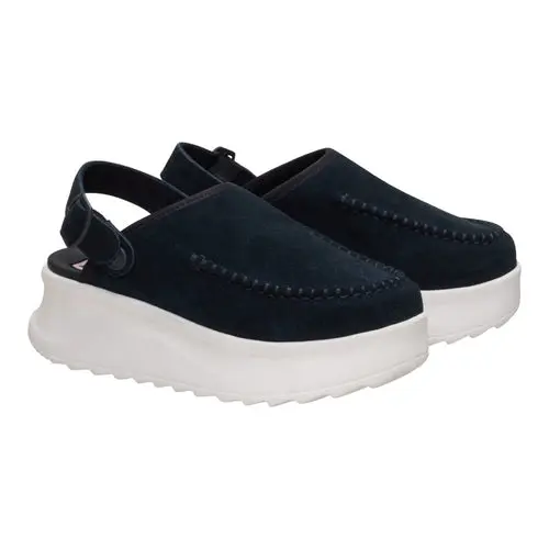 HEYDUDES Delray Clog Suede – Black/Egret online