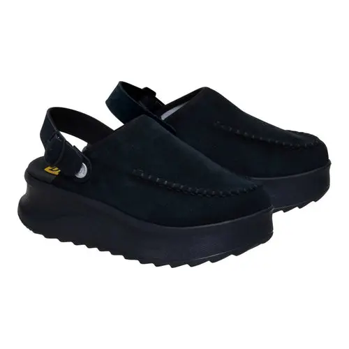 HEYDUDES Delray Clog Suede – Black online