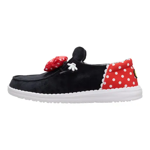 HEYDUDES Disney Minnie Mouse Wendy – Minnie Black/Red online