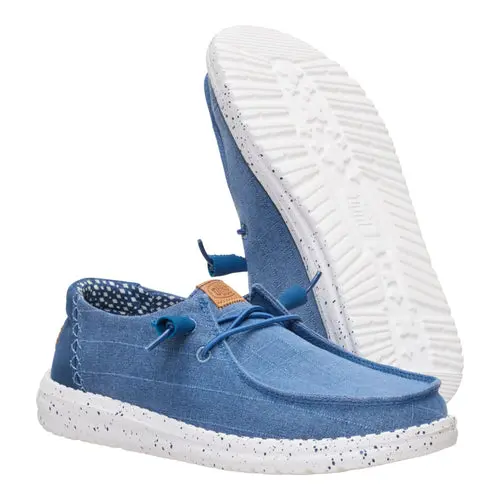 HEYDUDES Wendy Chambray Grid – Ensign Blue online