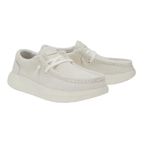 HEYDUDES Wendy Comf Suede – Ivory online
