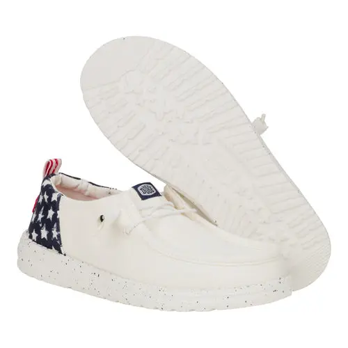 HEYDUDES Wendy Funk Americana Stars – White/Navy Blazer online