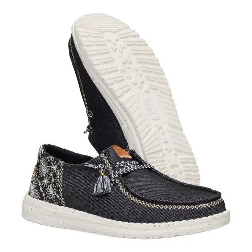 HEYDUDES Wendy Funk Embroidered Floral – Black online