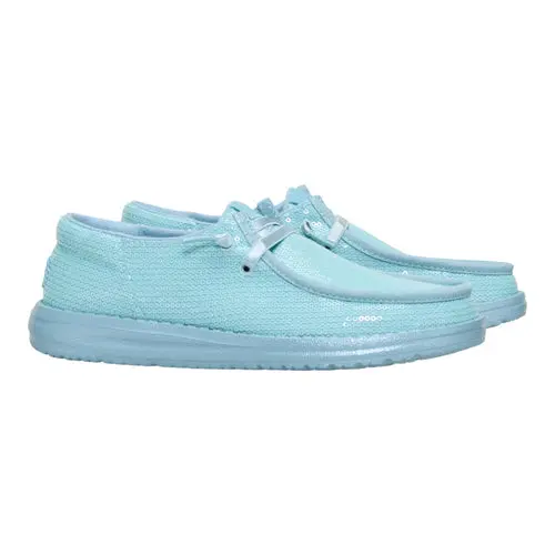 HEYDUDES Wendy Funk Mono Sequin – Tourmaline Blue online