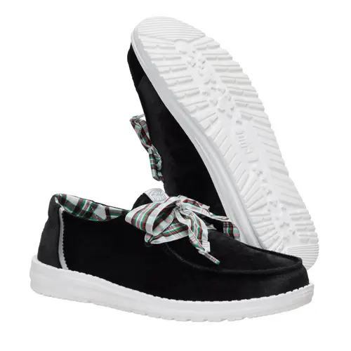 HEYDUDES Wendy Holiday Bow – Black/Multi online