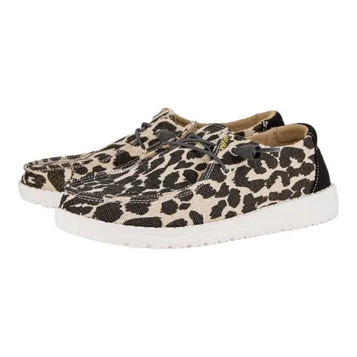 HEYDUDES Wendy Leopard Sparkle – Leopard Tan online