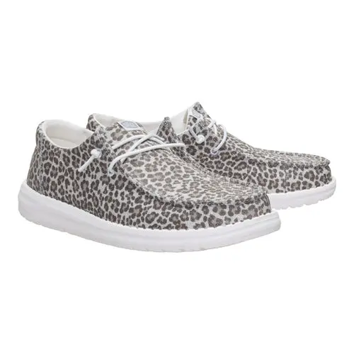 HEYDUDES Wendy Luxe Leo – White/Black online