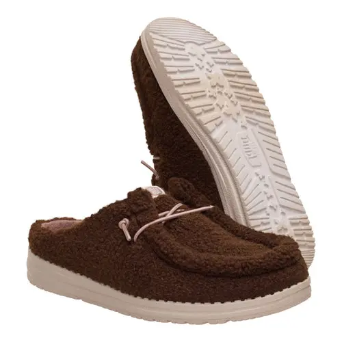 HEYDUDES Wendy Slip Sherpa – Dark Brown online