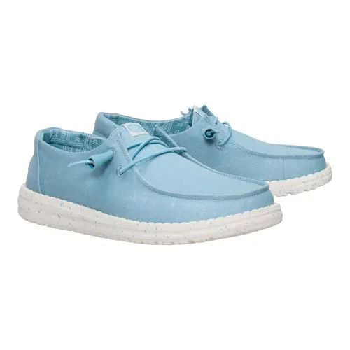 HEYDUDES Wendy Stretch Canvas – Tourmaline Blue online